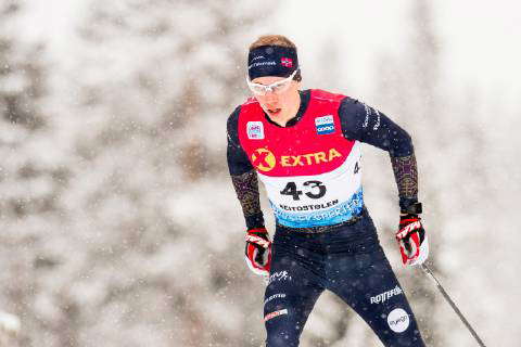 240316 Henrik Donnestad of Norway competes in the Women s Cross Country ...