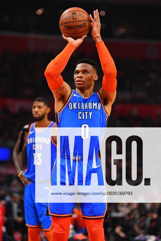 Los Angeles, CA, USA. 8th Mar, 2019. Oklahoma City Thunder forward