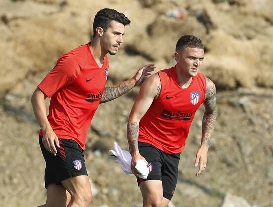 Entrenamiento de pretemporada del Atletico. En la imagen, Rodri ...
