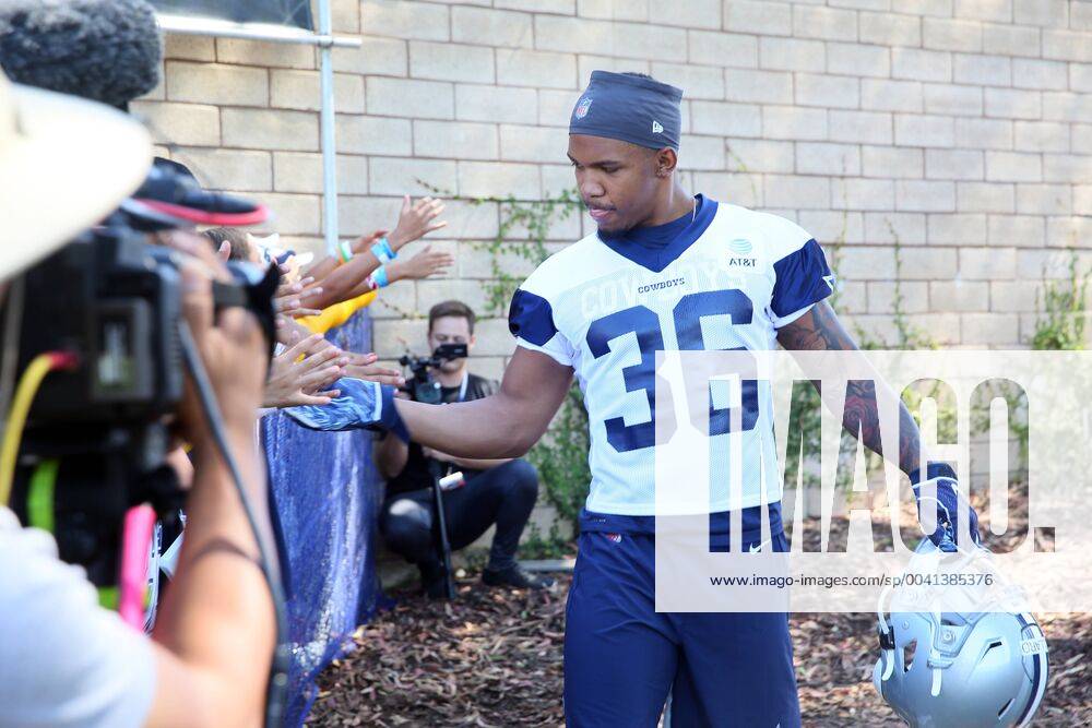 OXNARD, CA - JULY 27: Running back Tony Pollard (36 ) of the