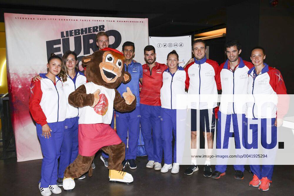 Equipe France Masculine et Feminine TENNIS DE TABLE Conference de