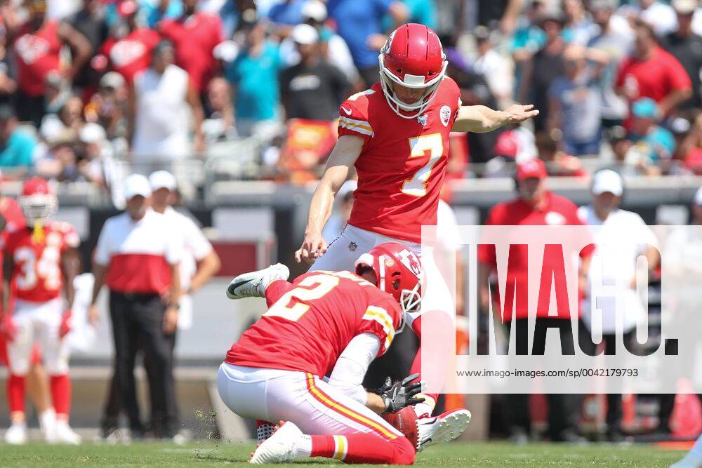 JACKSONVILLE, FL SEPTEMBER 08 Kansas City Chiefs Place Kicker