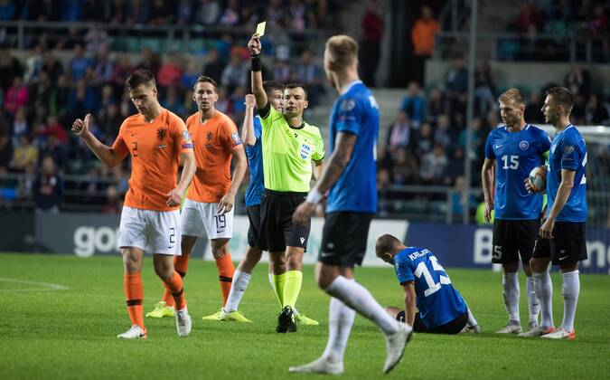 Football, EM Quali, Estonia - Netherlands | IMAGO