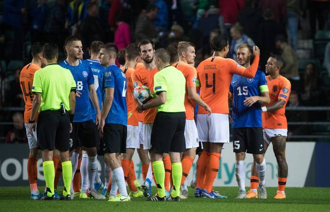 Football, EM Quali, Estonia - Netherlands | IMAGO