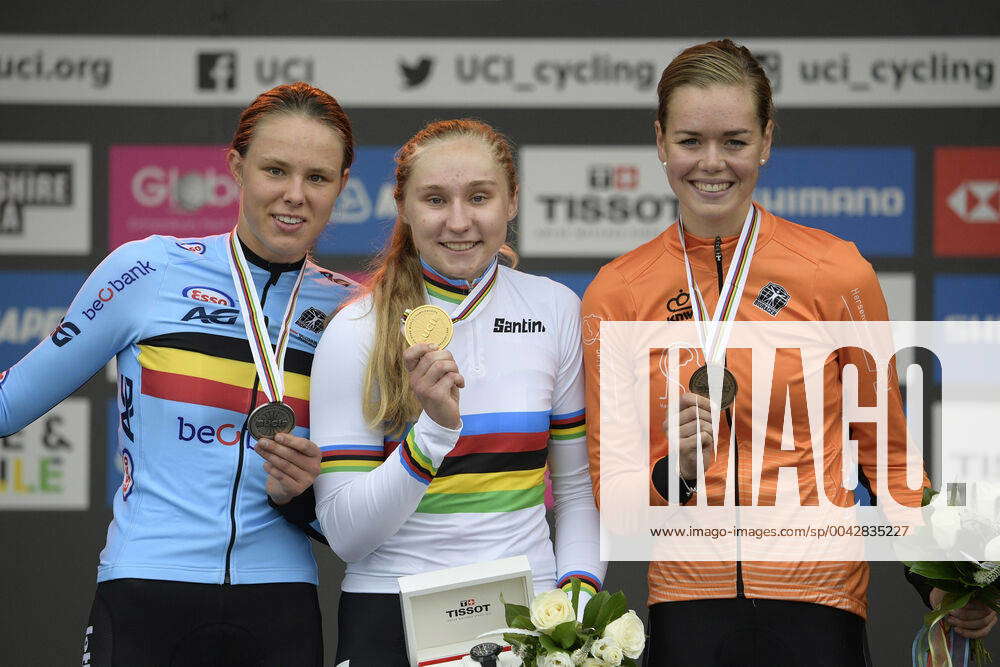 Belgian Julie De Wilde, American Megan Jastrab and Dutch Lieke Nooijen ...