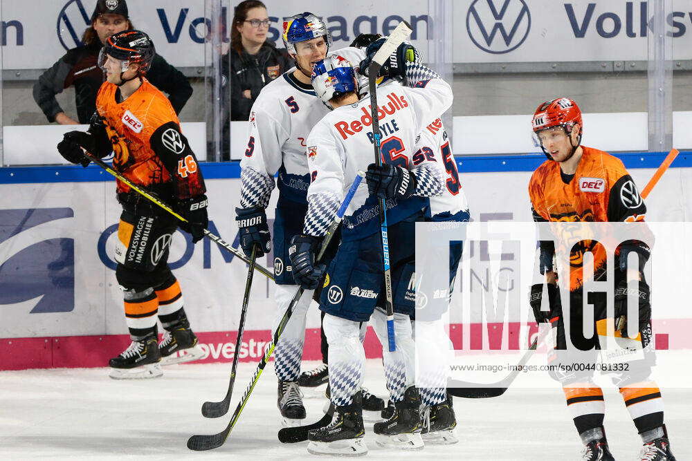 31 10 2019, ice hockey DEL, Grizzlys Wolfsburg EHC Red Bull Munich, v l ...