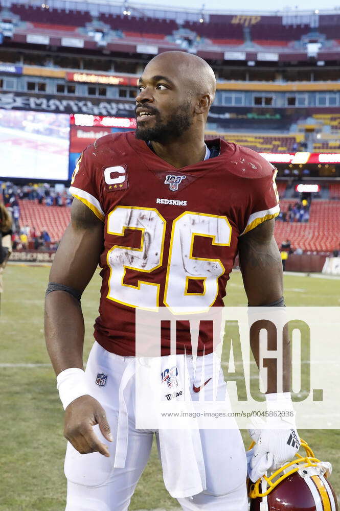 December 22, 2019: Washington Redskins RB (26) Adrian Peterson after a NFL,  American Football Herren