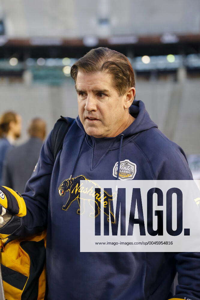 DALLAS, TX JANUARY 01 Nashville Predators head coach Peter
