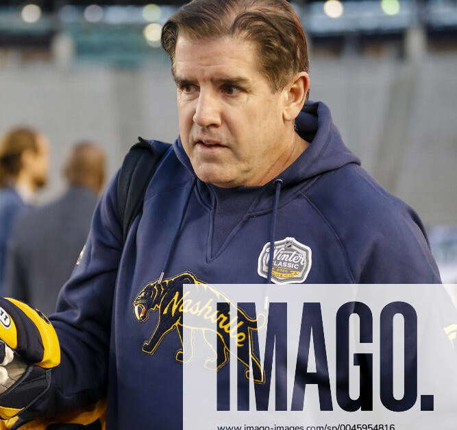 DALLAS, TX JANUARY 01 Nashville Predators head coach Peter