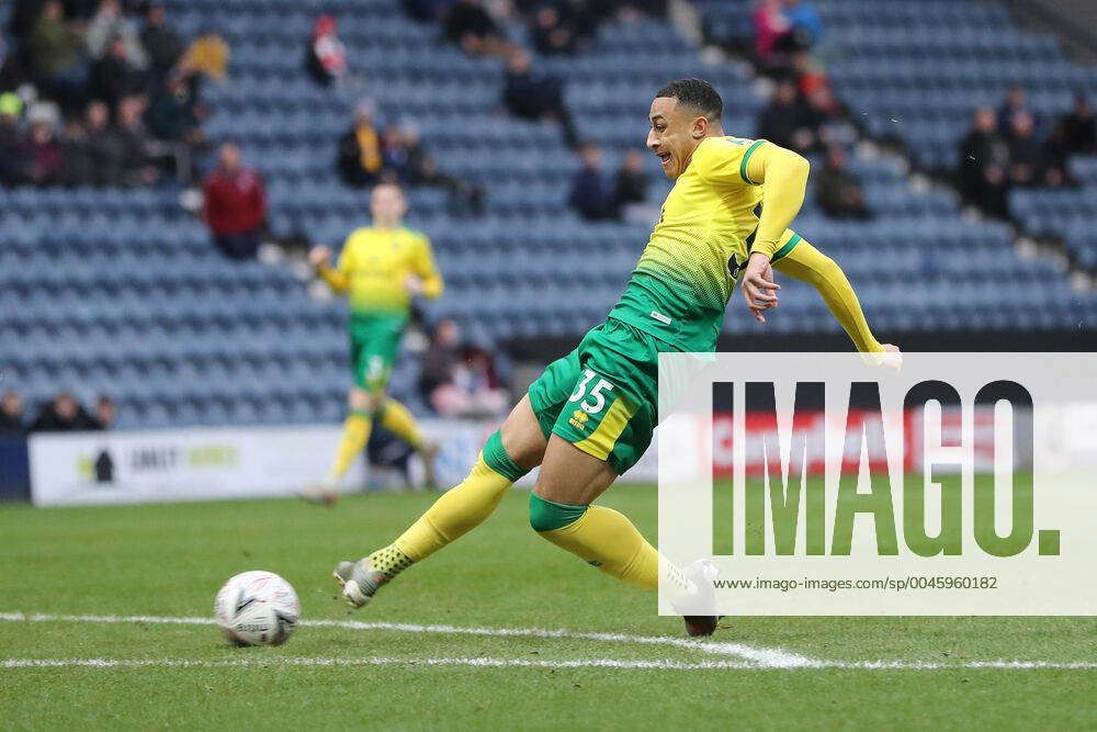 Preston North End V Norwich City FA Cup Adam Idah Of Norwich City ...