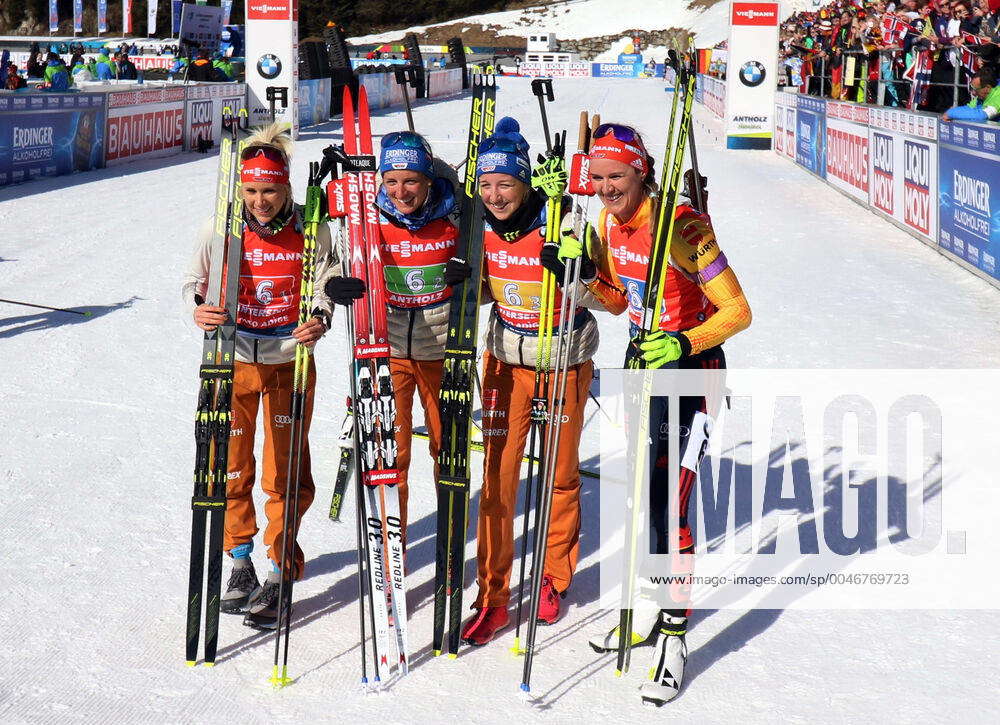 Karolin Horchler Vanessa Hinzfranziska Preuß Denise Herrmann Germany Ger Are Happy About Silver 