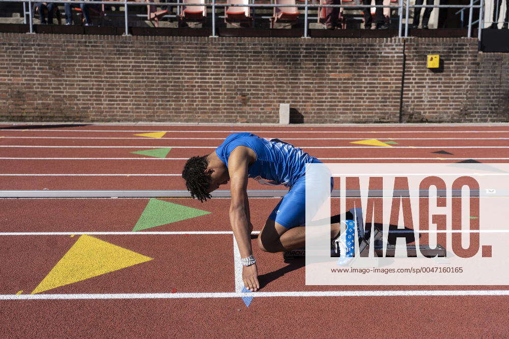 Track and Field Penn Relays 2019 Ramy Berberena competing in the High ...