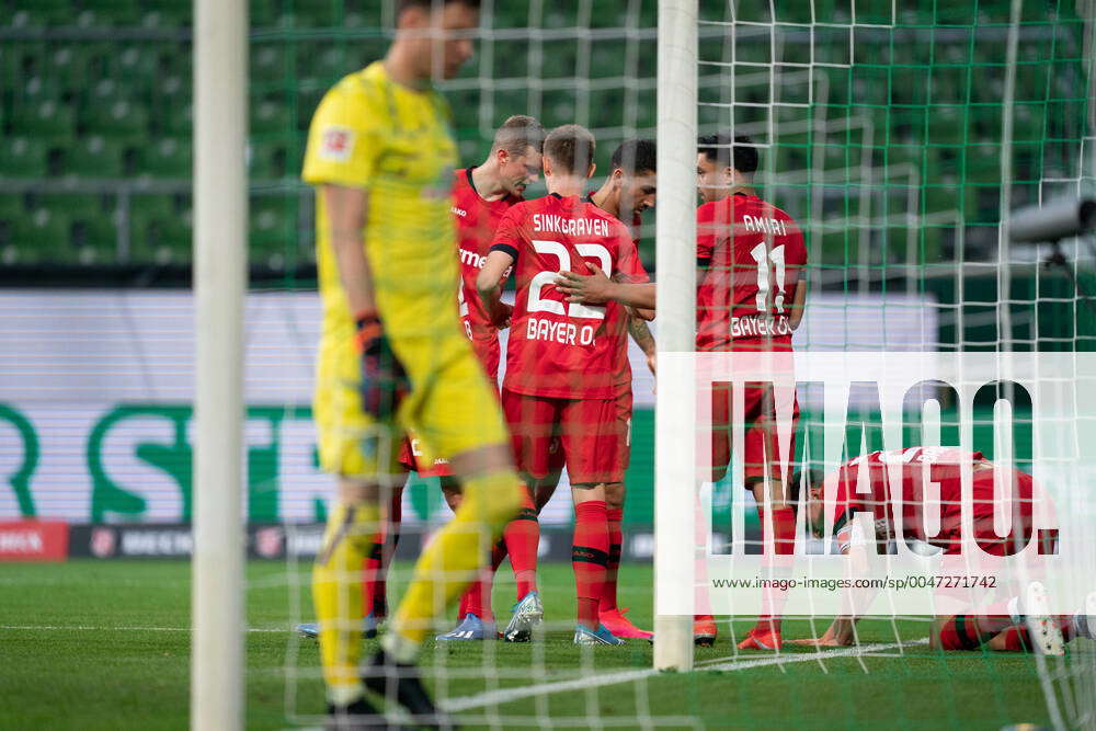 SV Werder Bremen vs Bayer 04 Leverkusen, 18 05 2020 Cheers Goal ...