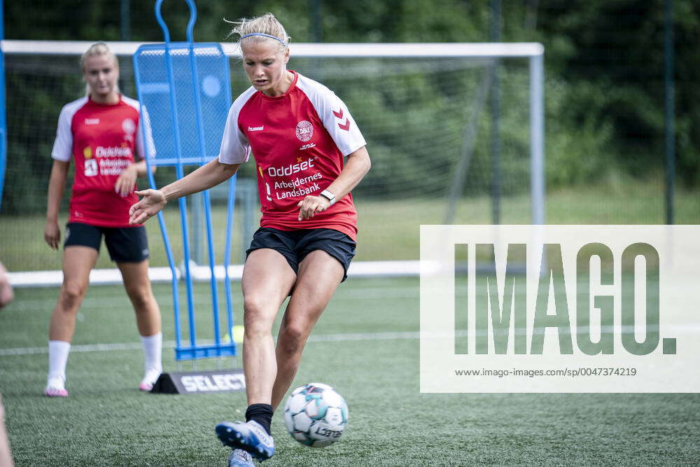 Danish soccer star Stine Larsen in images