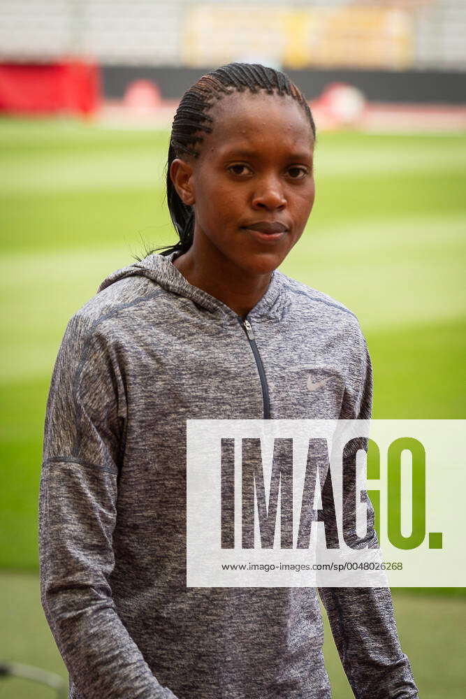 Athlete Faith Chepngetich Kipyegon Pictured In Action During A Training ...