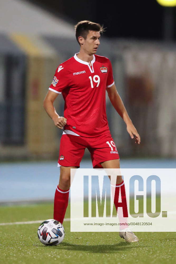 Noah Frommelt of Liechtenstein during the UEFA Nations League match at ...