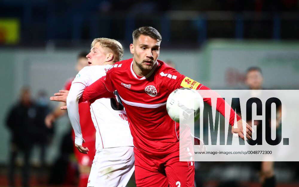 Alem Koljic Koblenz in duel with Marco Wolf Stuttgart TuS Rot Weiss ...