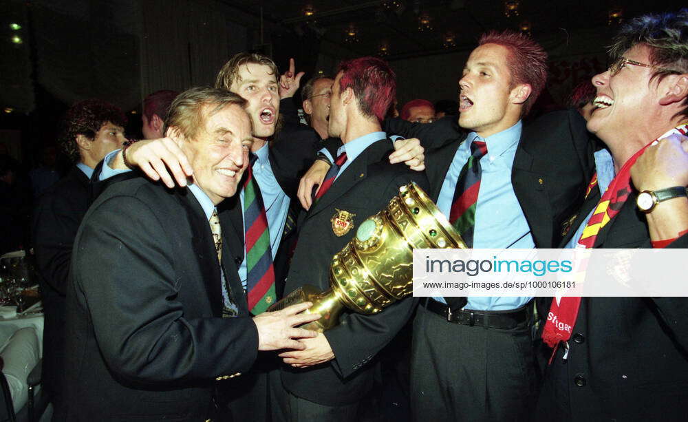 14 06 97 VfB Stuttgart Party DFB Pokal Sieg 1997 Germany, Berlin, 14 06