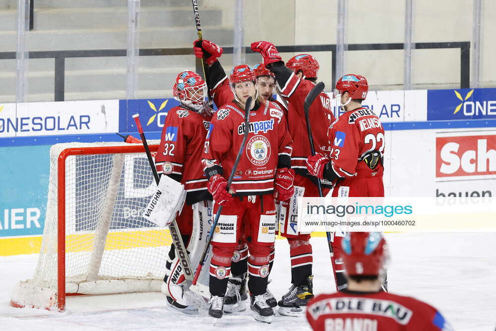 EV Landshut red vs wolves EHC Freiburg Landshut Bavaria Germany ice ...