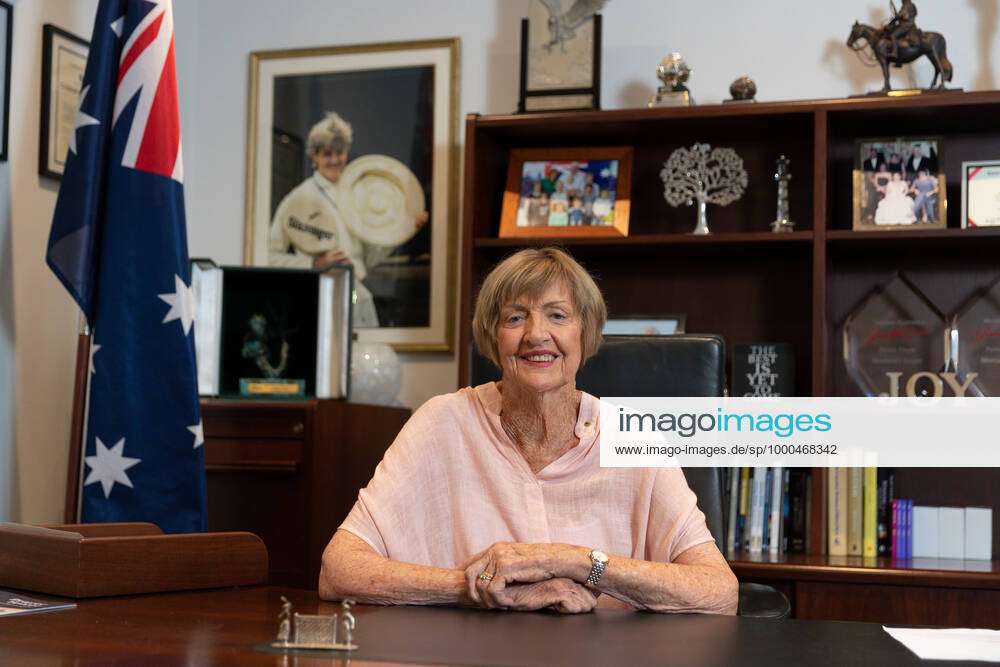 Australia Day Honours Margaret Court Margaret Court Poses For A Portrait In Her Office With A