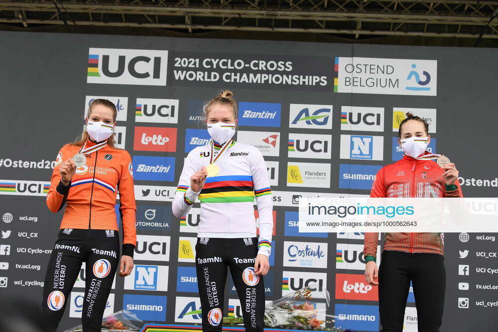 Dutch Aniek Van Alphen , winner of the silver medal, Dutch Fem Van ...