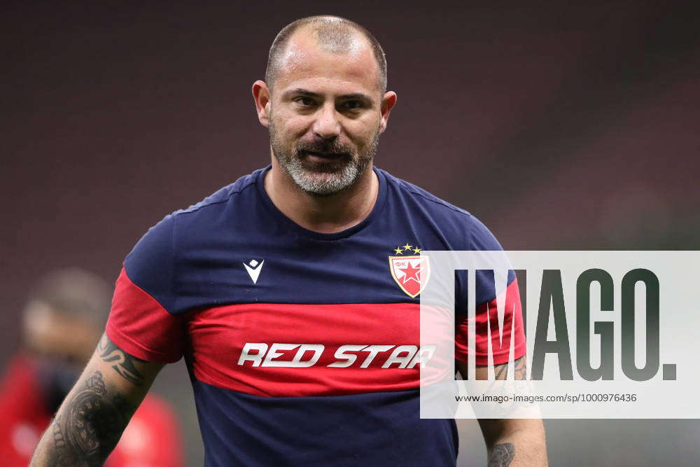 Dejan Stankovic Head coach of FK Crvena zvezda reacts during the UEFA  Europa League match at Giuseppe Meazza, Milan. Picture date: 25th February  2021. Picture credit should read: Jonathan Moscrop/Sportimage via PA