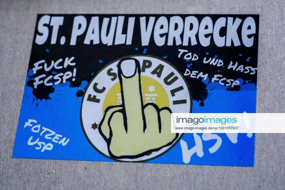 HSV Sticker St Pauli verrecke FC FCSP Death and hate the FCSP
