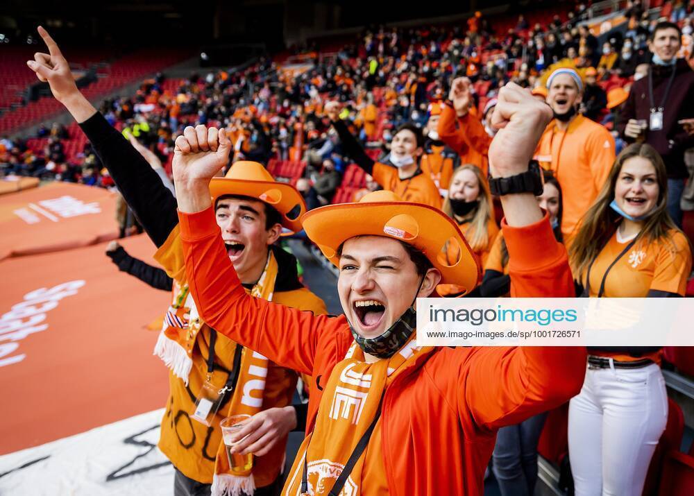 Dutch Fans During The World Cup Qualifying Match Between The   M 