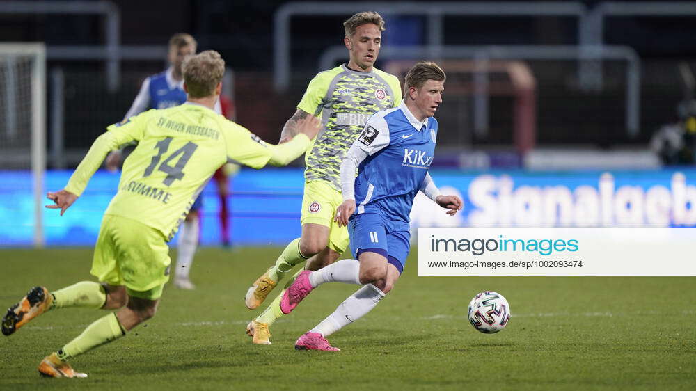 12 04 2021, Hänsch Arena, Meppen, GER, 3 Liga, 31 Spieltag SV Meppen vs ...