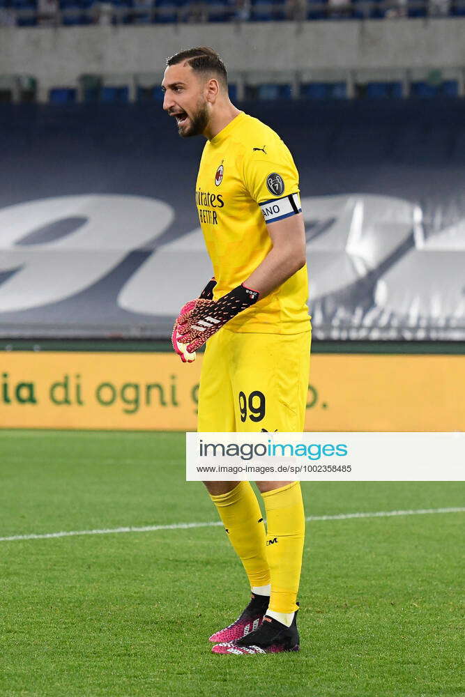 IPP20210426 Football soccer Serie A, Lazio Rom AC Mailand, Gianluigi Donnarumma (Verwendung IPP20210426 Football soccer Serie A, Lazio Rom AC Mailand, Gianluigi Donnarumma (Verwendung