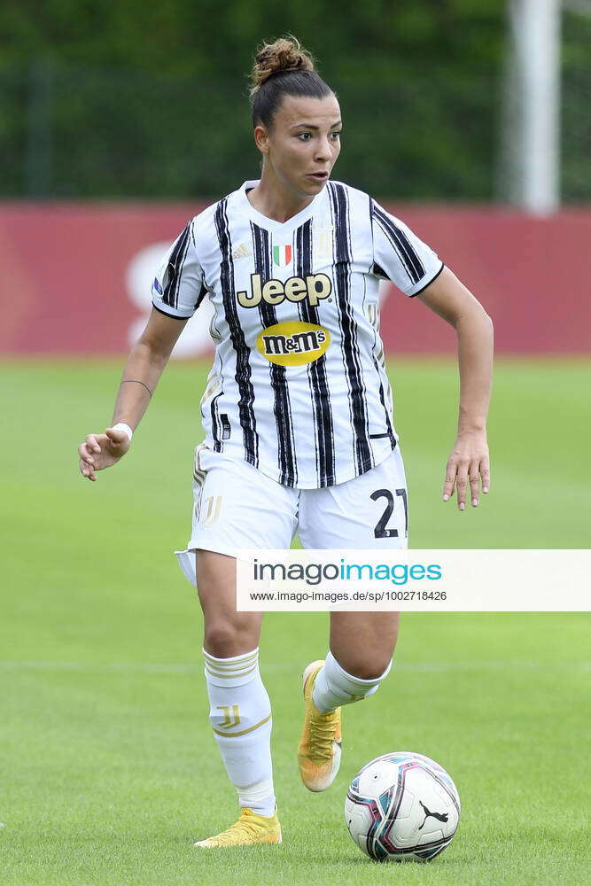 Juventus woman footballer Arianna Caruso during the match Roma