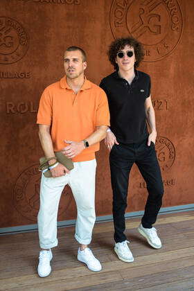 Feder et Cesar Laurent de Rummel CELEBRITES : Roland Garros 2021 ...