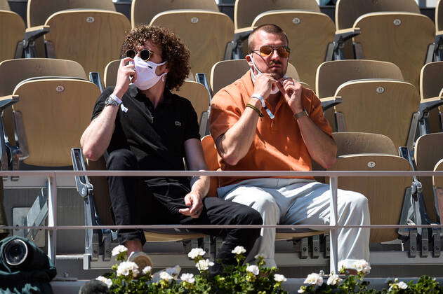 Feder et Cesar Laurent de Rummel CELEBRITES : Roland Garros 2021 ...