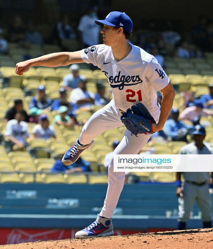 Los Angeles Dodgers Starting Pitcher Walker Buehler Delivers During The ...