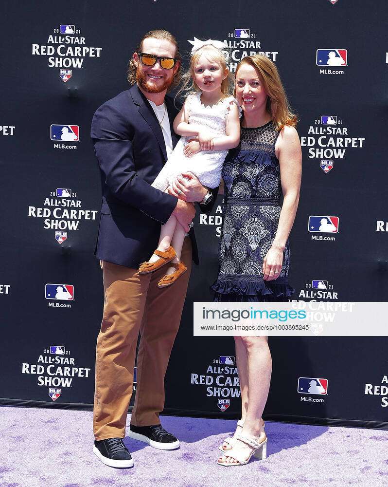 Chicago Cubs Craig Kimbrel poses with his family during the MLB, Baseball  Herren, USA All-Star
