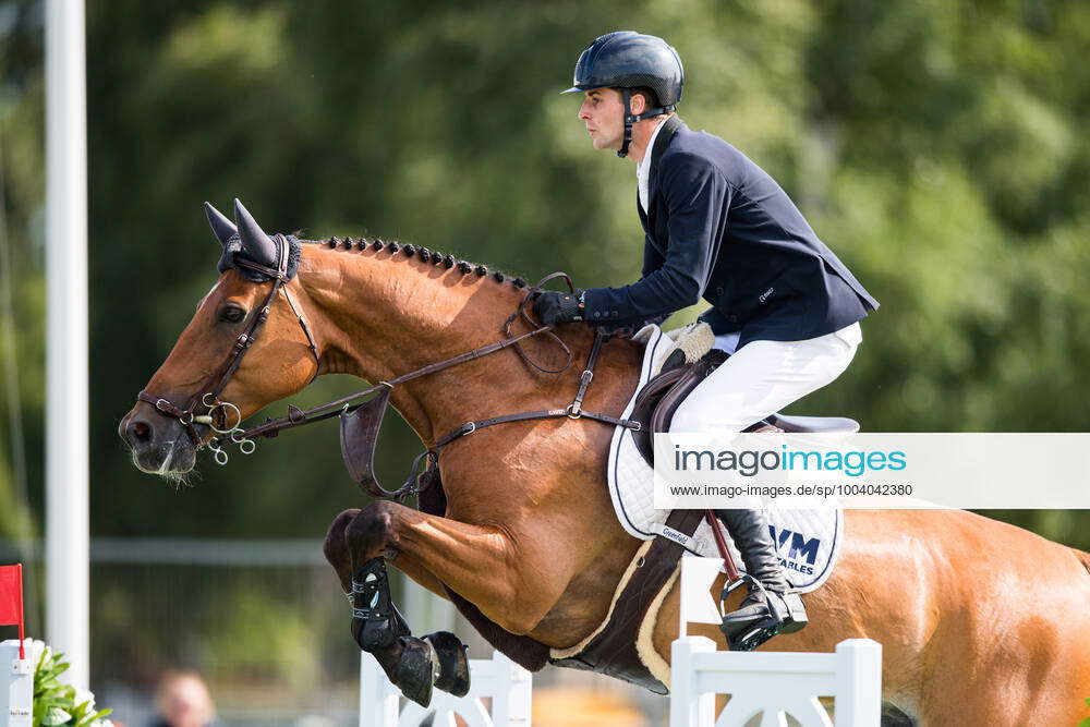 Jordy van Massenhove, Belgium competes with the horse