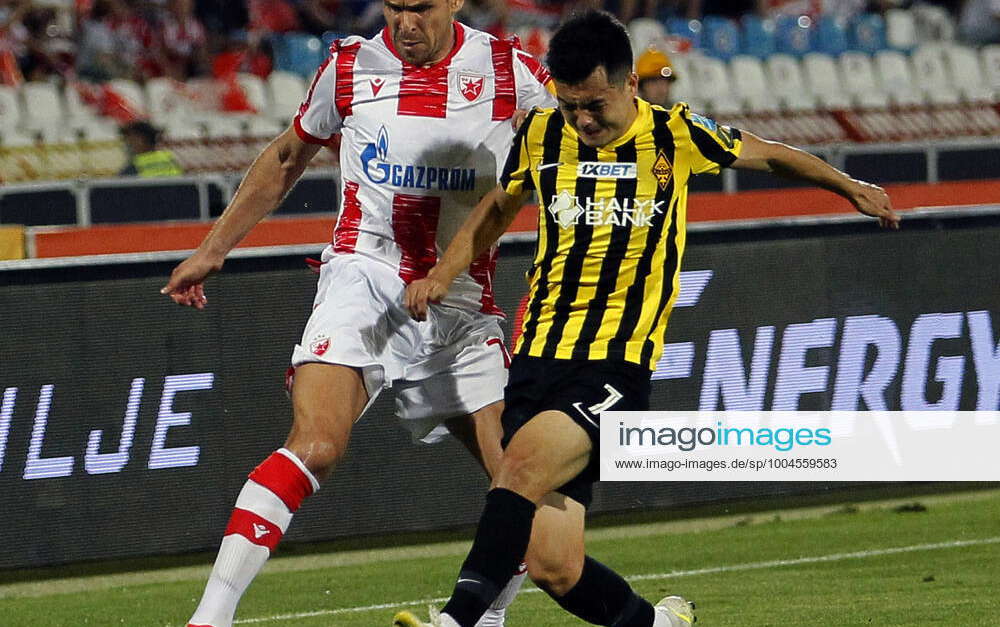 28.07.2021 Belgrade(Serbia) FK Crvena Zvezda(FC Red Star)-FC Kairat Almaty  Uefa Champions