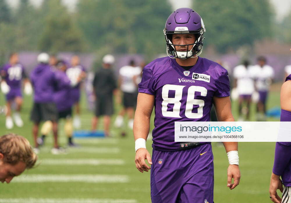 Minnesota Vikings tight end Brandon Dillon (86) catches a pass