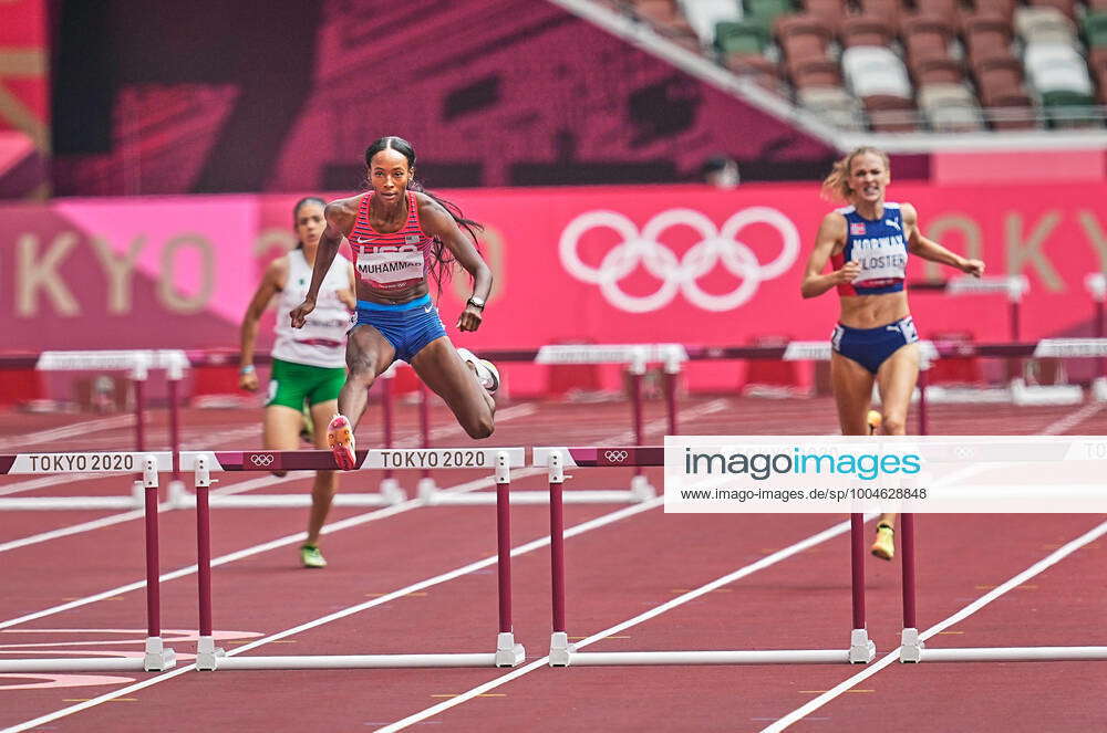 Athletics Olympics Day 8 Dalilah Muhammad from USA during 400 meter