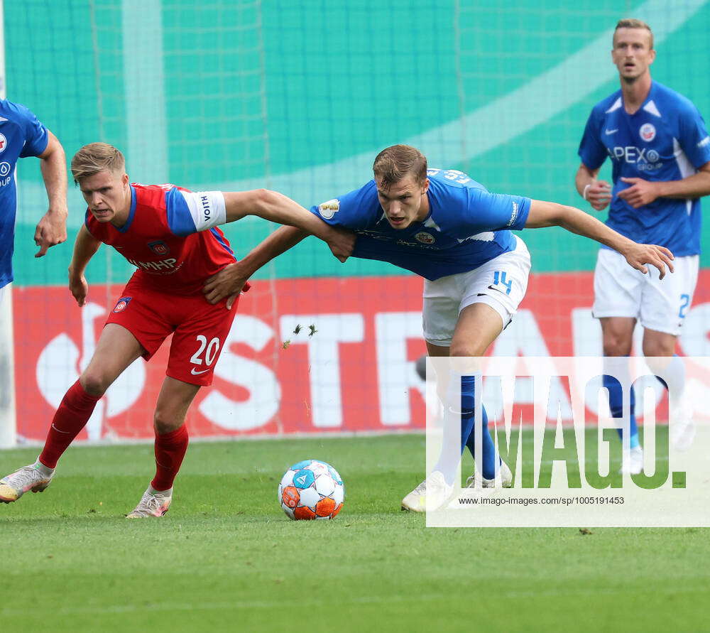 08 08 21 FC Hansa Rostock 1 FC Heidenheim Germany, Rostock, 08 08 2021 ...