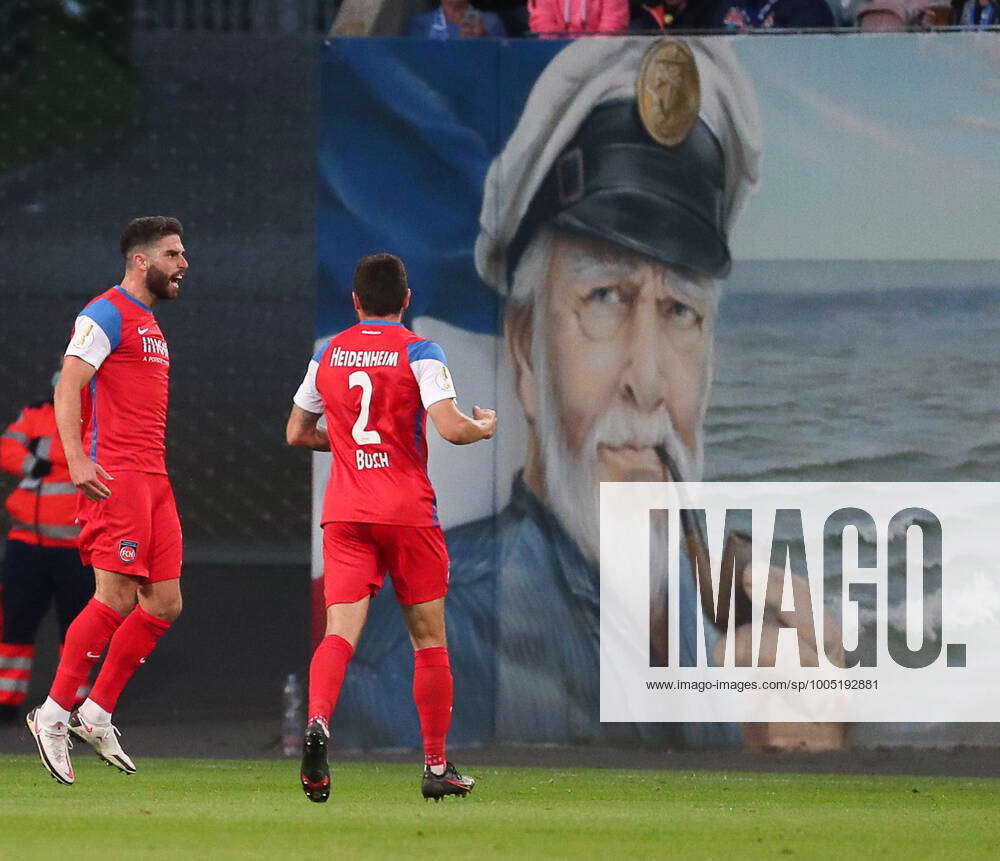 Goal Celebrations Goal Scorer Stefan Schimmer Heidenheim Ger Fc Hansa Rostock Vs Fc