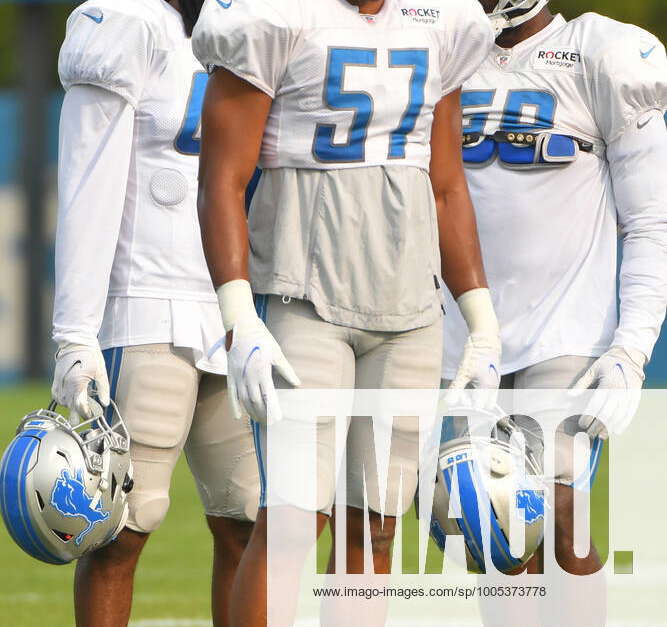 Detroit Lions linebacker Anthony Pittman (57) in action during the