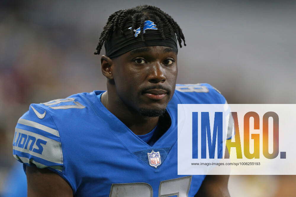 Indianapolis Colts vs Detroit Lions Detroit Lions wide receiver Quintez  Cephus (87) is seen during t