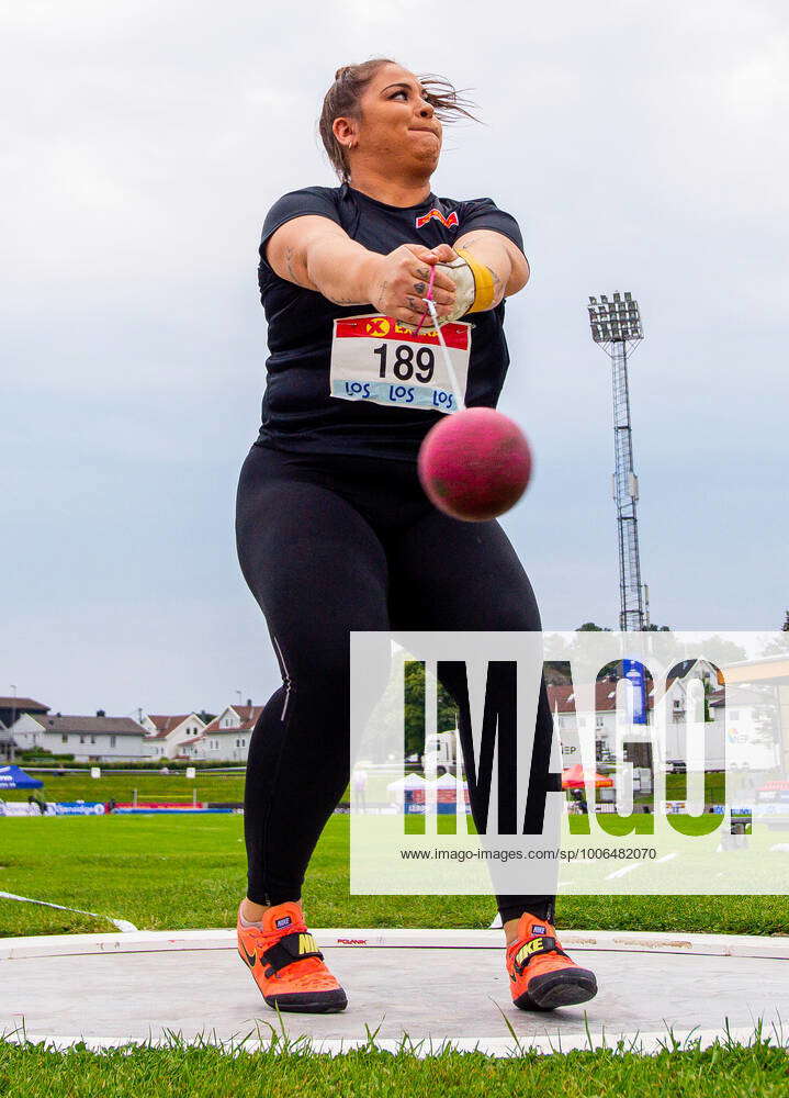 210910 Beatrice Nedberge Llano competes in women s hammer throw