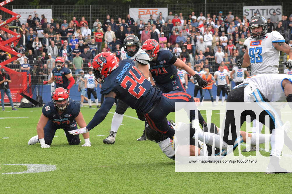 American Football, Season 2021, EFL Playoffs, Halbfinale, Hamburg Sea  Devils - Panthers Wroclaw, Sta