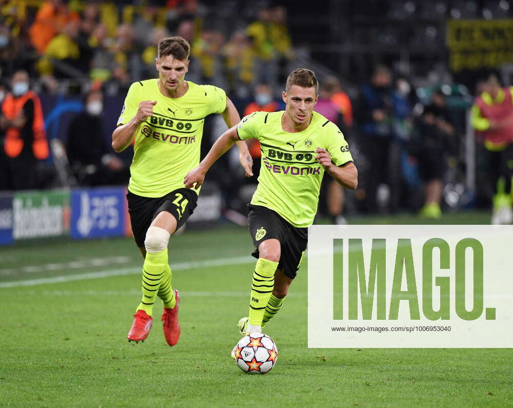 Thorgan Hazard Borussia Dortmund , Thomas Meunier Borussia Dortmund , v ...