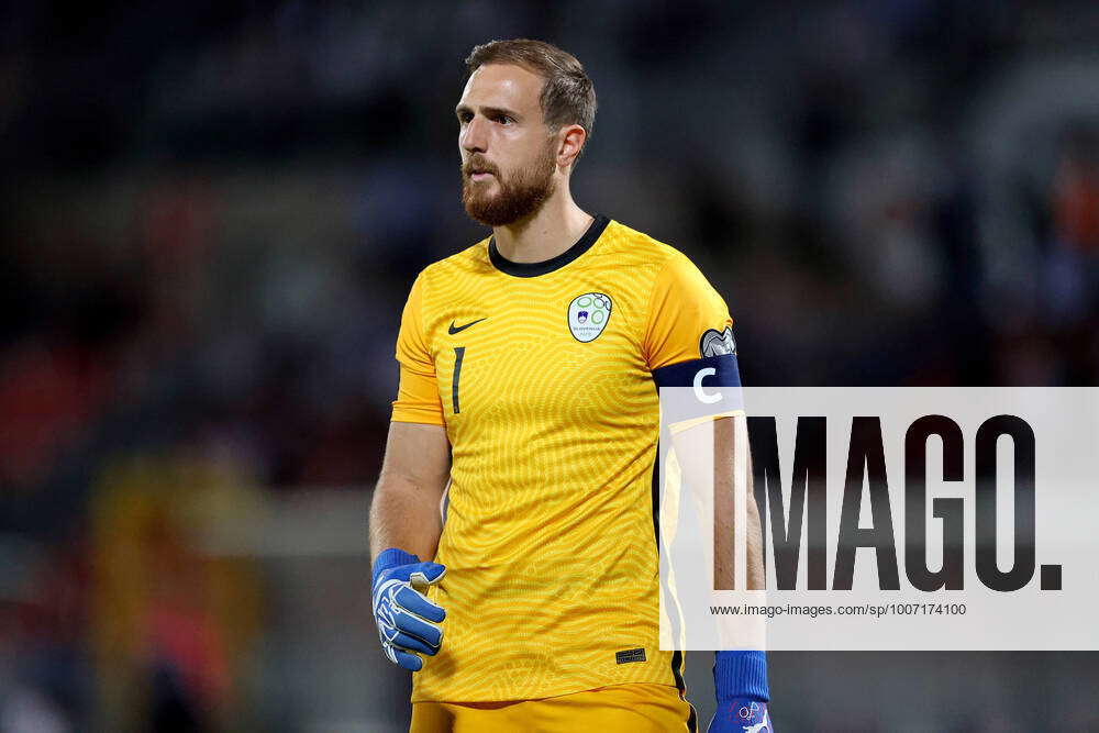 Jan Oblak goalkeeper and captain of Slovenia during the European