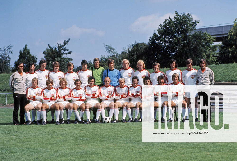 12.07.75 VfB Stuttgart Fototermin 1975 1976 Deutschland, Stuttgart, 12. ...