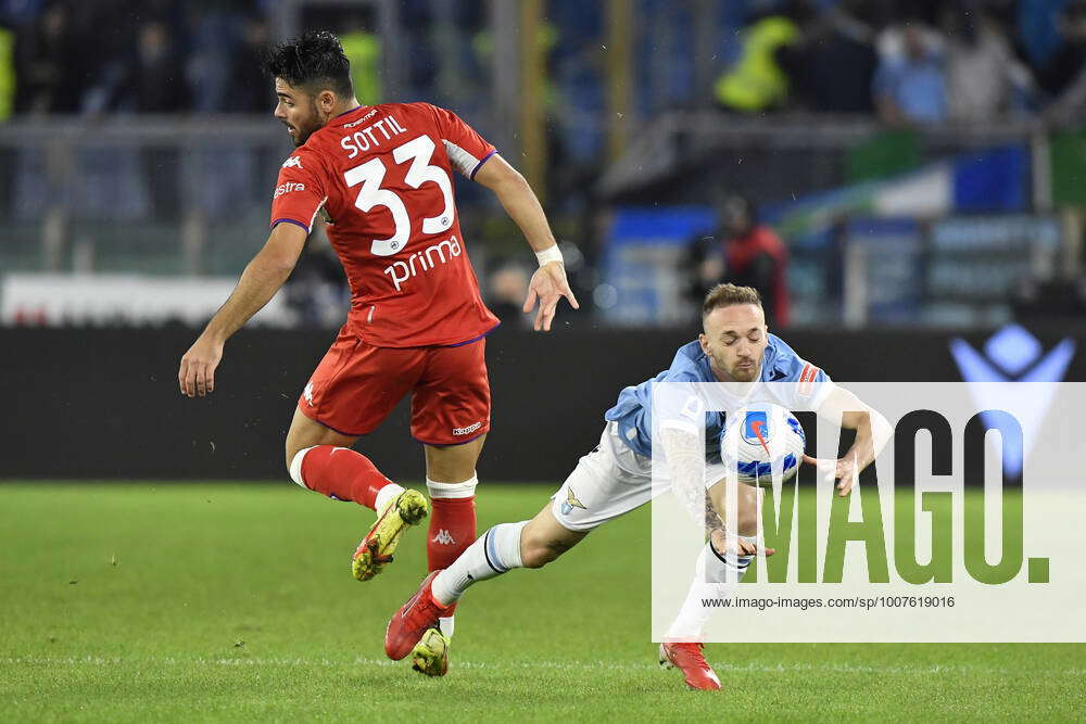 October 27, 2021, Rome, Italy: Manuel Lazzari of SS LAZIO and Riccardo ...