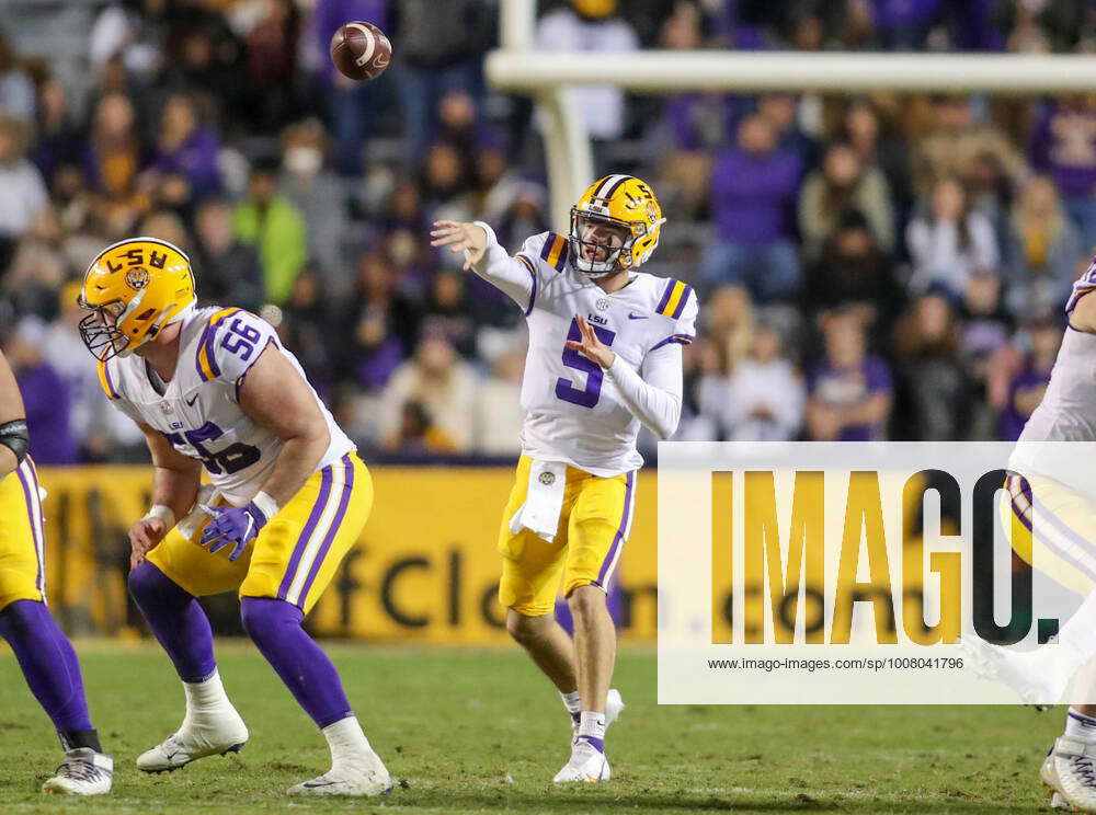 November 13 2021 Lsu Quarterback Garrett Nussmeier 5 Delivers A